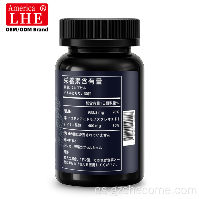 Shecome NMN Cápsulas 28000mg Energía Celular NAD+ Soporte